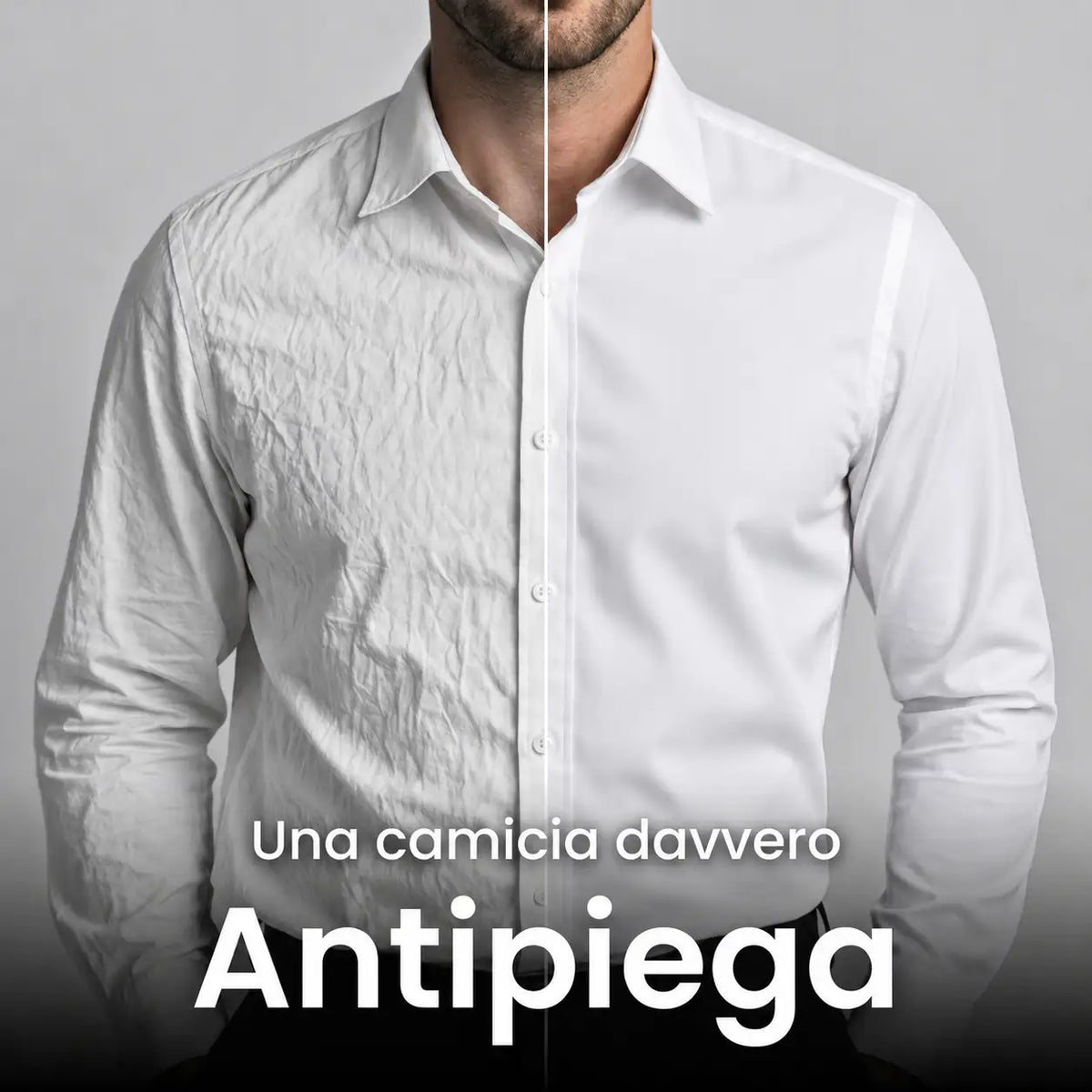NovaShirt - Camicia Antipiega a Taglio Aderente