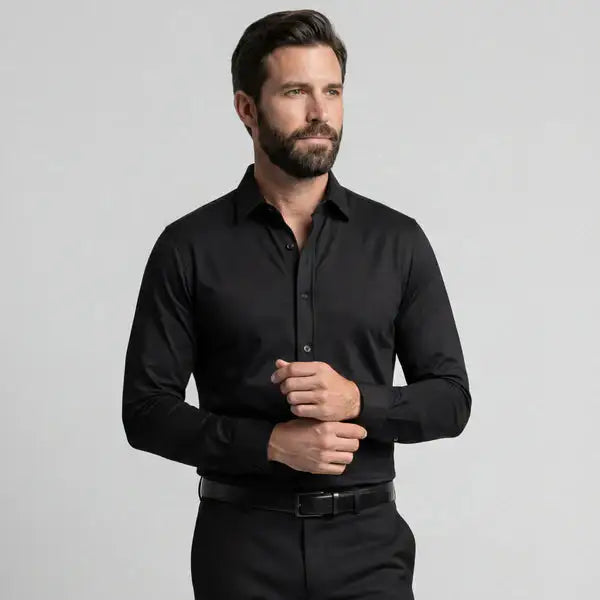 NovaShirt - Camicia Antipiega a Taglio Aderente