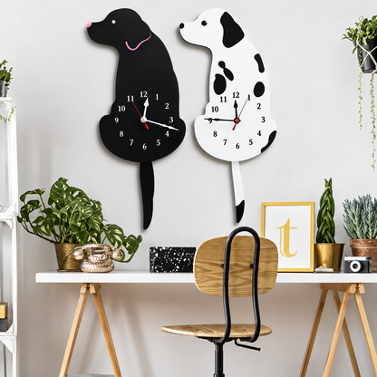 NovaPet Clock – Hunde- und Katzenuhr mit wackelndem Schwanz
