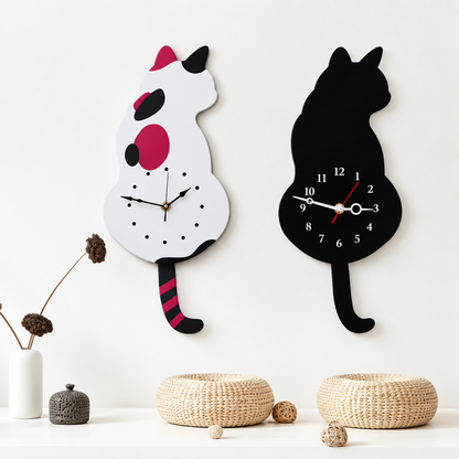 NovaPet Clock – Hunde- und Katzenuhr mit wackelndem Schwanz