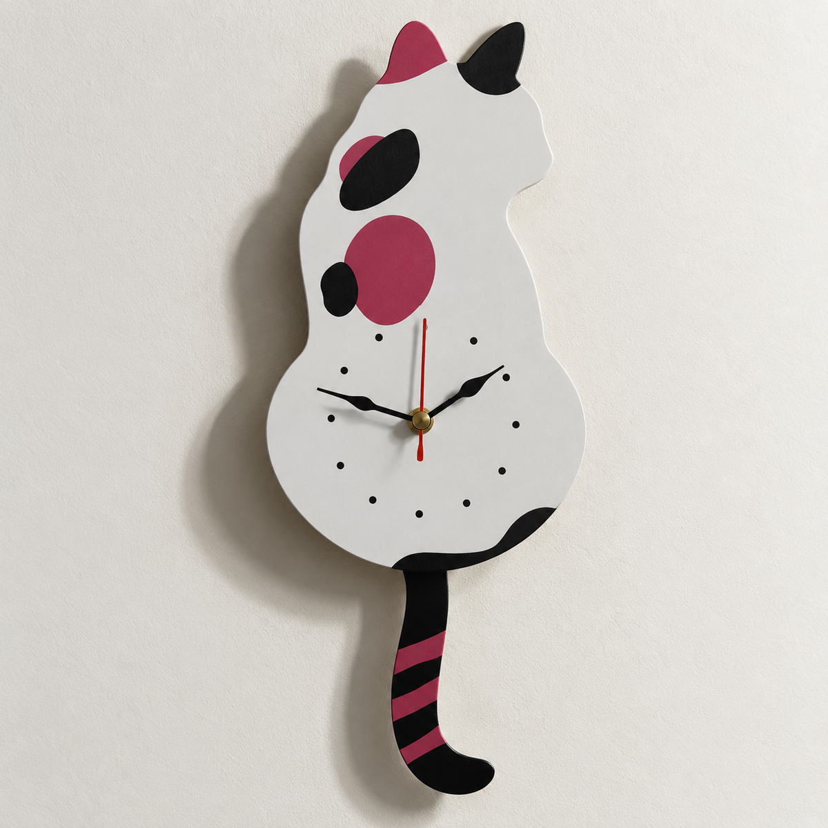 NovaPet Clock – Hunde- und Katzenuhr mit wackelndem Schwanz
