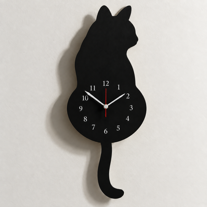 NovaPet Clock – Hunde- und Katzenuhr mit wackelndem Schwanz