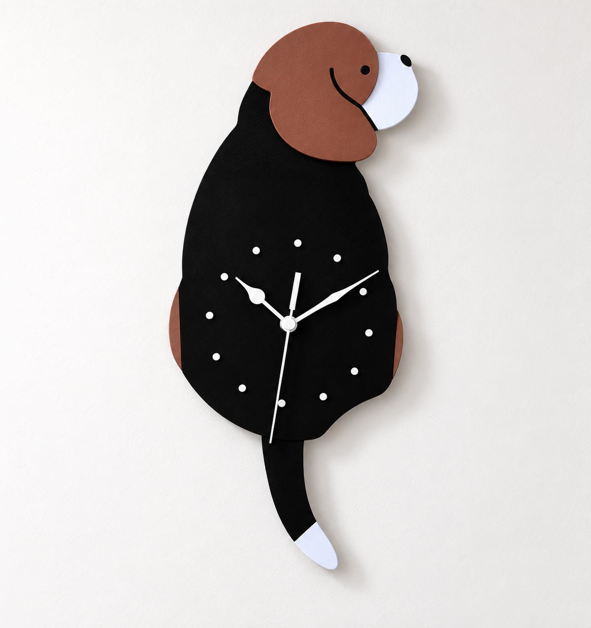 NovaPet Clock – Hunde- und Katzenuhr mit wackelndem Schwanz
