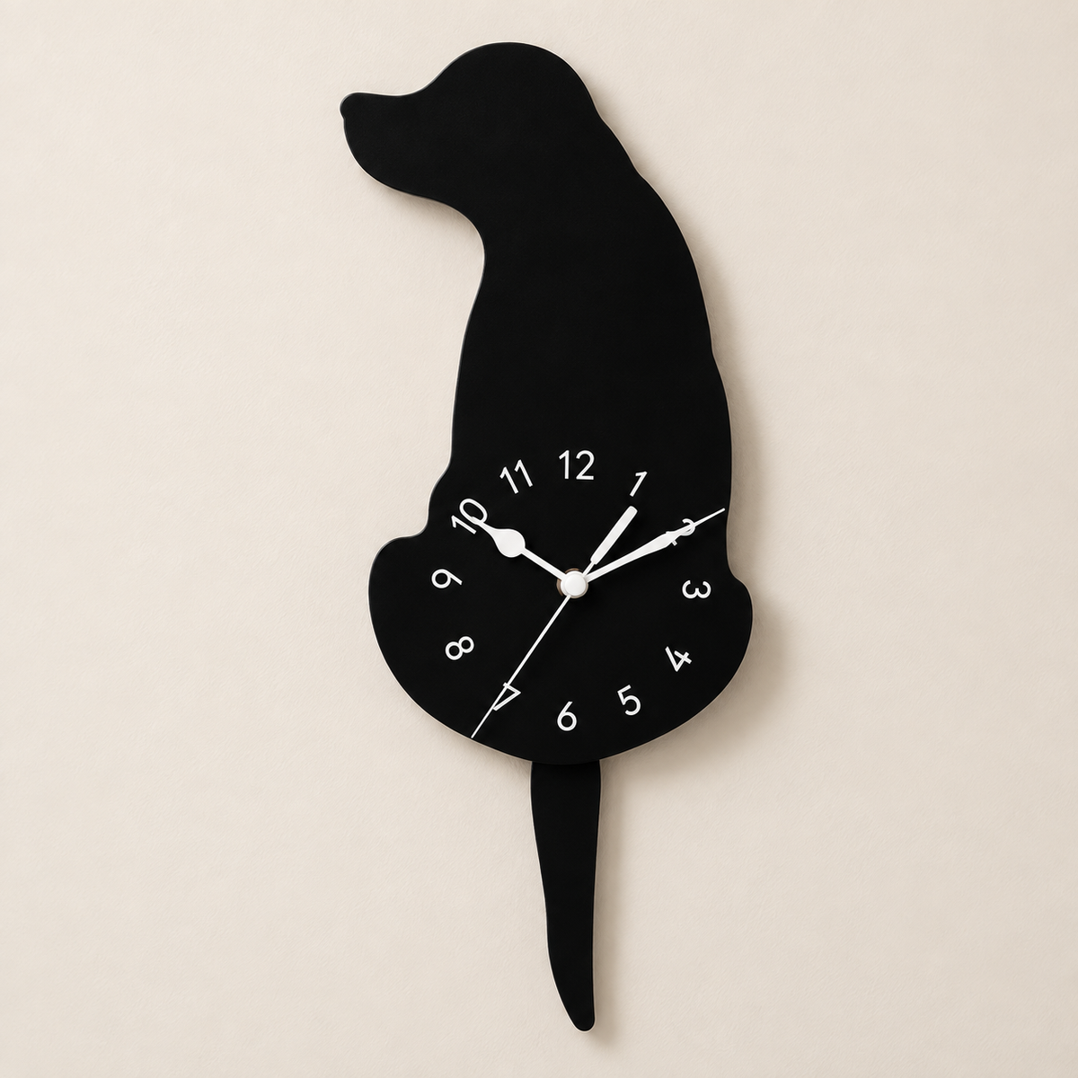 NovaPet Clock – Hunde- und Katzenuhr mit wackelndem Schwanz