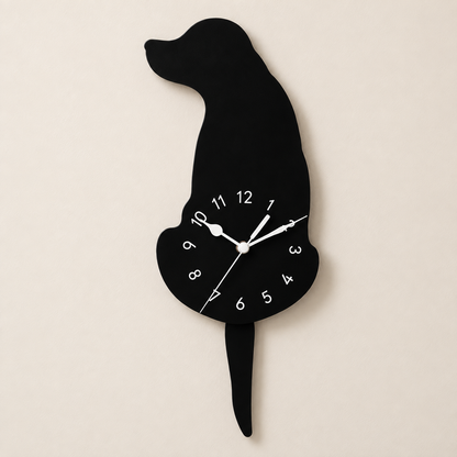 NovaPet Clock – Hunde- und Katzenuhr mit wackelndem Schwanz