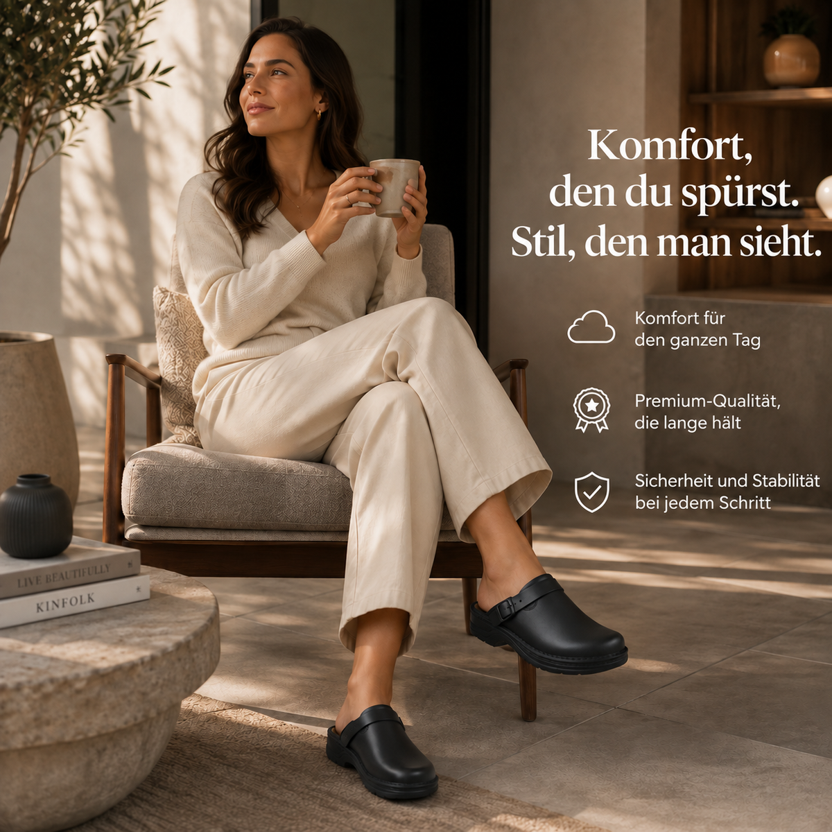 NovaSuede – Wildleder-Clogs