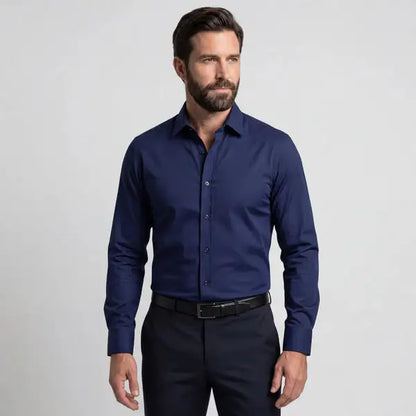 NovaShirt - Camicia Antipiega a Taglio Aderente