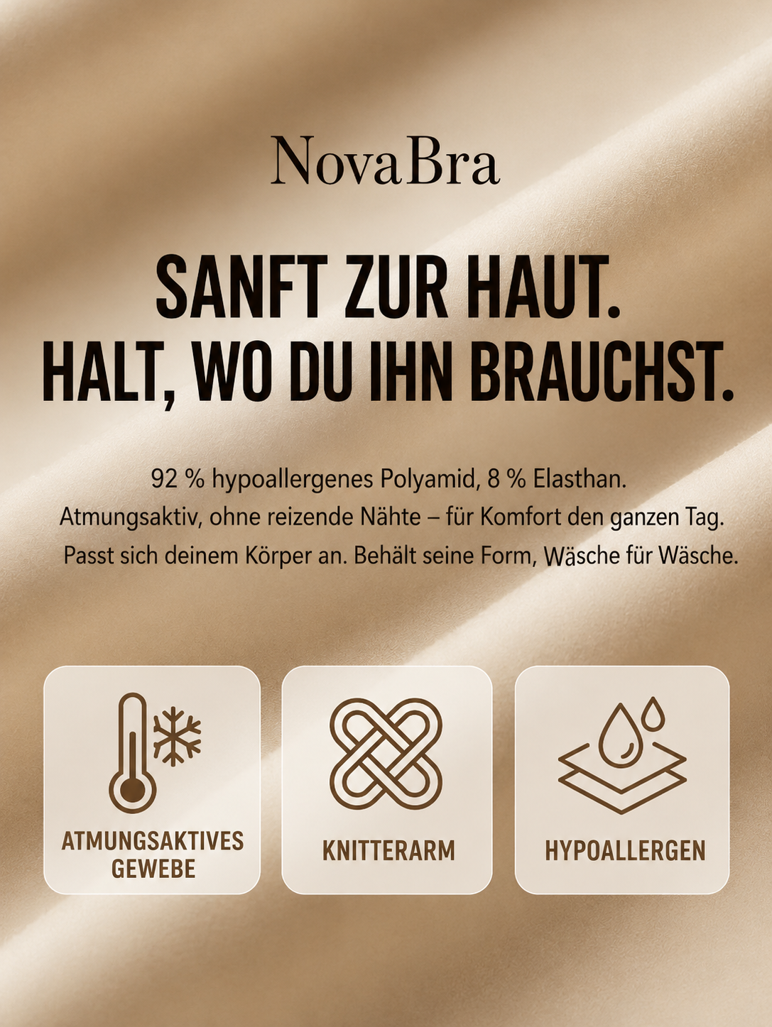 NovaBra BH | Maximaler Komfort, perfekter Halt, kein Zwicken