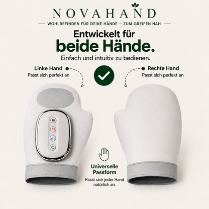 NovaHand™ Therapiehandschuh – Linderung bei Gelenkbeschwerden, Steifheit, Entzündungen und Schmerzen in 15 Minuten