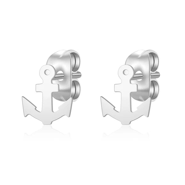 NovaHook™ – Ohrstecker in Ankerform aus Edelstahl ⚓