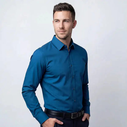NovaShirt - Camicia Antipiega a Taglio Aderente