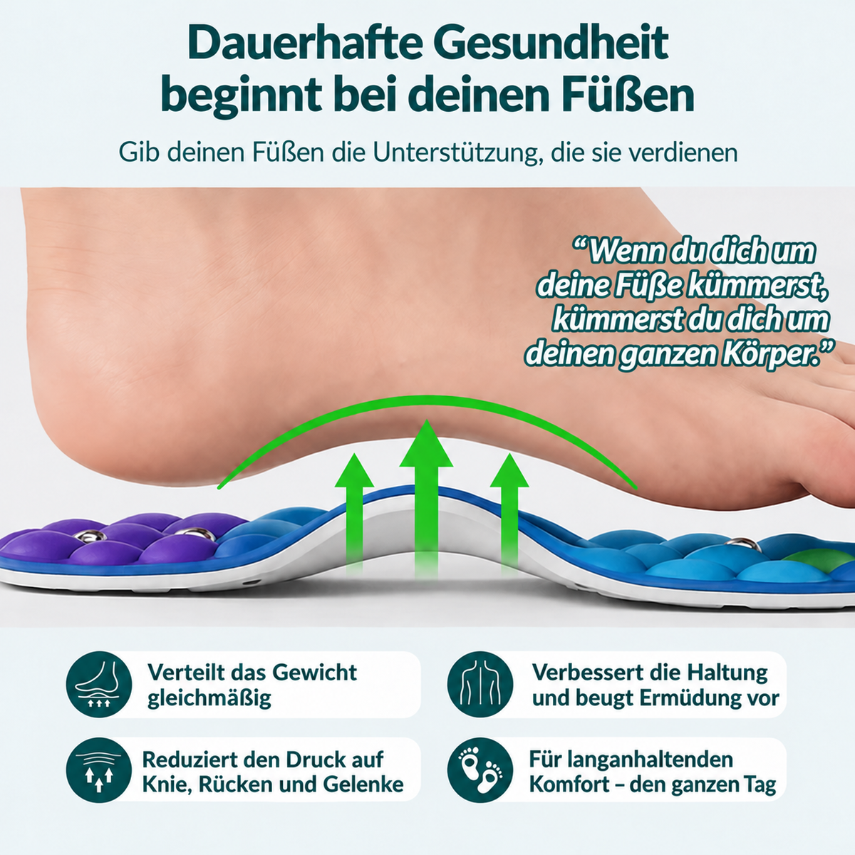 Magnetische Einlegesohlen NovaSlim | Nimm mit JEDEM SCHRITT ab
