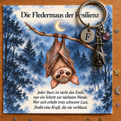 NovaBat - Fledermausschlüsselanhänger „Emotionale Unterstützung“