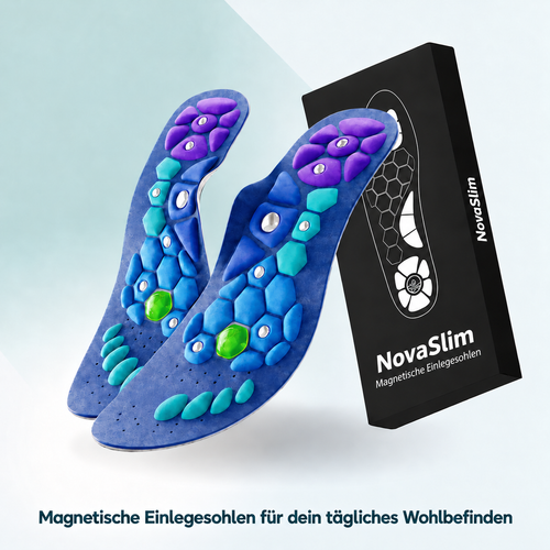 Magnetische Einlegesohlen NovaSlim | Nimm mit JEDEM SCHRITT ab