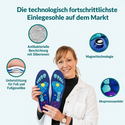 Magnetische Einlegesohlen NovaSlim | Nimm mit JEDEM SCHRITT ab