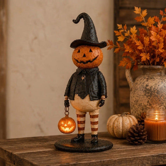 Jack O'Nova™ – Verhexte Kürbisfigur mit Laterne