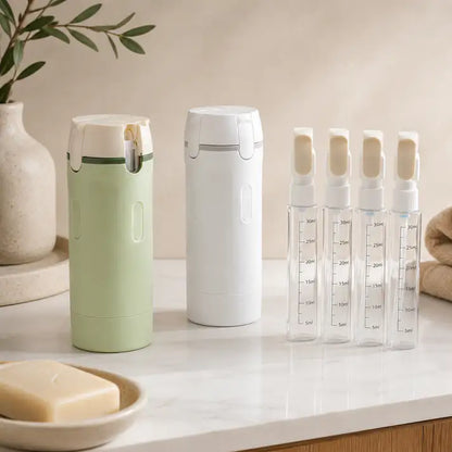 NovaBottle – Flaconi da Viaggio 4-in-1 per Bagno